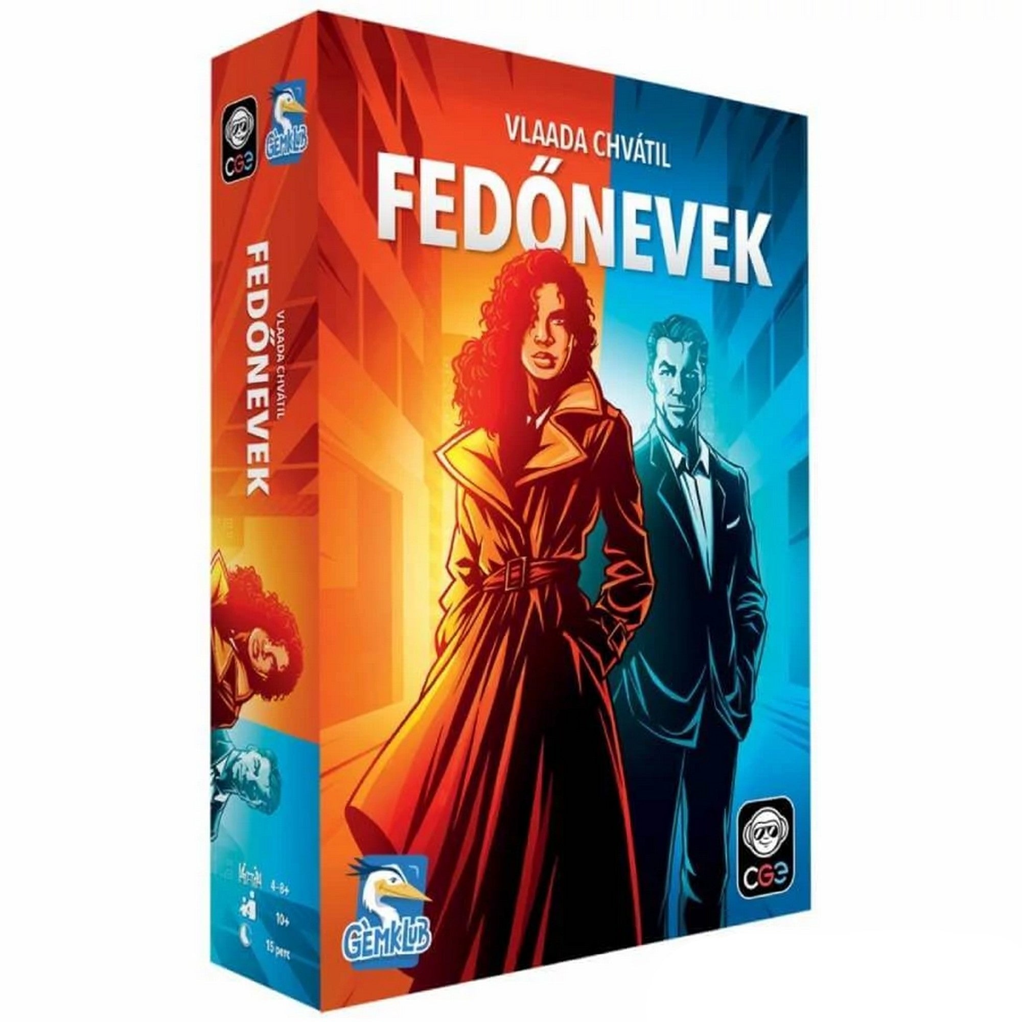 Fedőnevek társasjáték borítója
